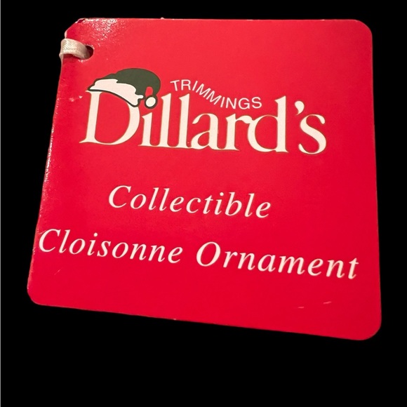 NWT Dillard’s Collectible Cloisonné Ornament Floral Purse - Picture 3 of 5